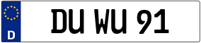 Truck License Plate